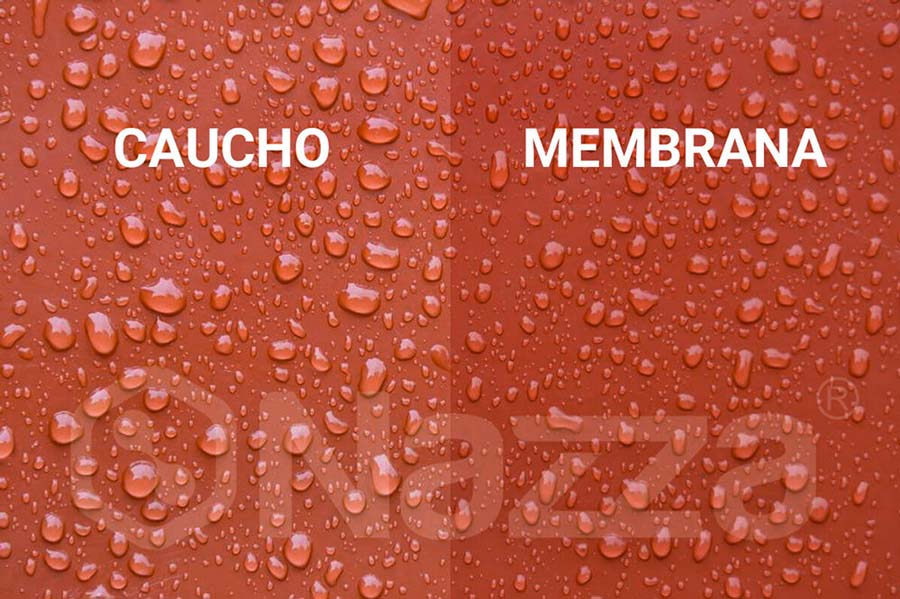 diferencia entre pintura de caucho y membrana de poliuretano