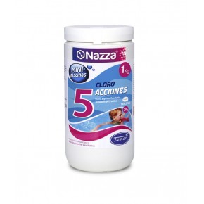 Cloro 5 Acciones - Ideal para Piscinas Pequeñas