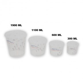 Vaso Mezcla Medidor con Tapa | Varios Formatos 2