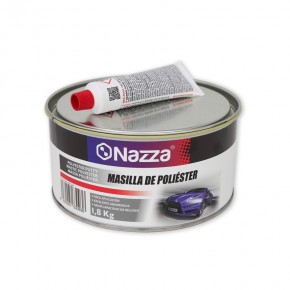 Masilla de poliéster carrocero con fibra de vidrio (de 250 gr. a 1,5 Kg.)