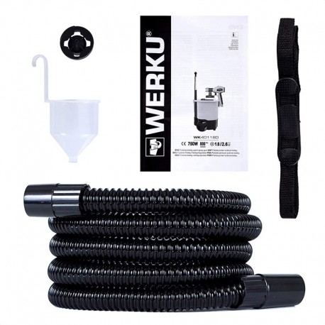 Pistola pintar succión turbina HVLP-I 800ML 650W