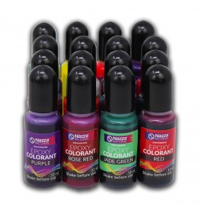 Set Tintes Semitransparente Resina Epoxi 16x10 ml. 2