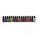 Set Tintes Semitransparente Resina Epoxi 16x10 ml.