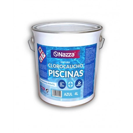 Pintura Piscina Azul Clorocaucho Nazza