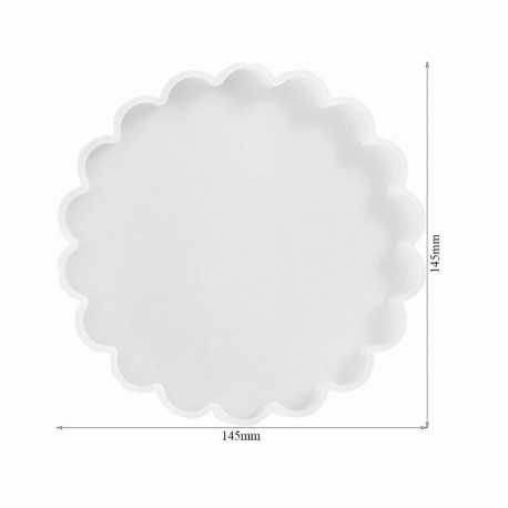 Molde para resina epóxi com forma de REDONDO...