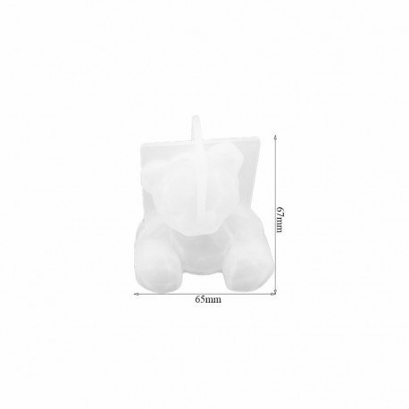 Molde para resina epóxi com forma de URSO OCO...