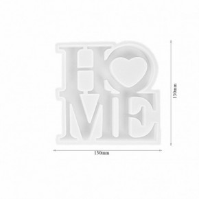 Molde para resina epóxi com forma de ENFEITES HOME DJ-488
