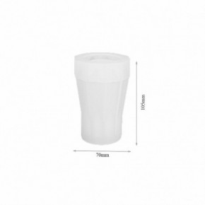 Molde para resina epóxi com forma de VASO DJ-861