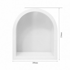 Molde para resina epóxi com forma de ADORNOS ARQUEADOS...