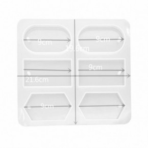 Molde para resina epóxi com forma de PENDENTE CHAVE DJ-346