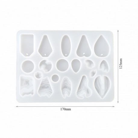Molde para resina epóxi com forma de BRINCO...