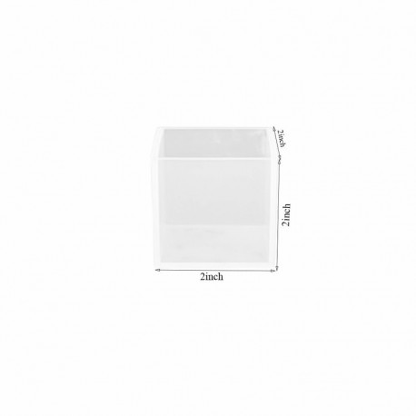 Molde para resina epóxi em forma de CUBO 22 mm...