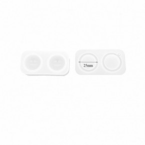 Molde para resina epóxi com forma de PENDENTE 25 mm DJ-300