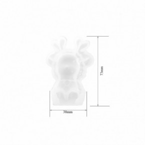 Molde para resina epóxi com forma de URSO 73 mm DJ-401