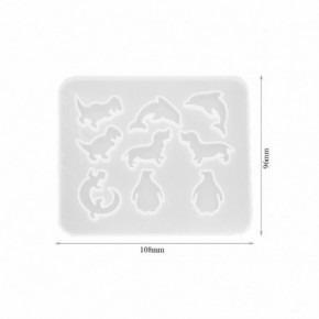 Molde para resina epóxi com forma de BRINCO AN. 96 mm DJ-792