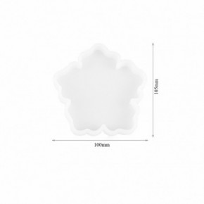 Molde para resina epóxi com forma de FLOR PEQUENA 105 mm... 2