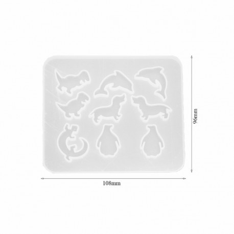 Molde para resina epóxi com forma de BRINCO AN....