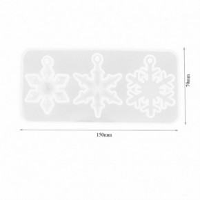 Molde para resina epóxi em forma de PENDENTE 70 mm DJ-939 2