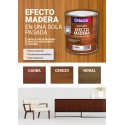Esmalte efecto madera