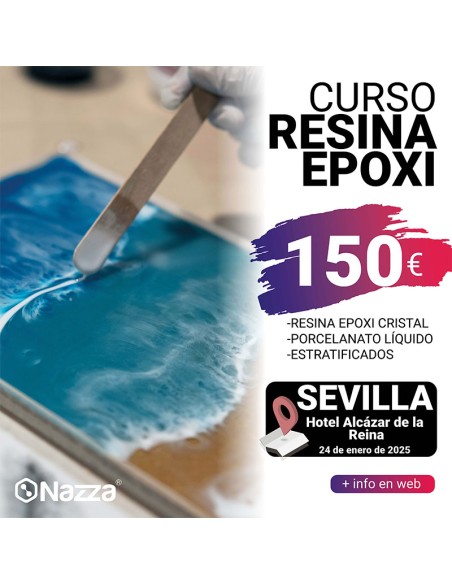Curso de Resina Epóxi em Sevilha - Presencial e Prático