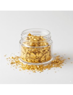 Flocos metalizados Shiny Flakes para resina epóxi — ouro,... 2