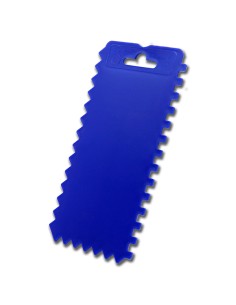 Espátula dentada plástico 1.5 mm