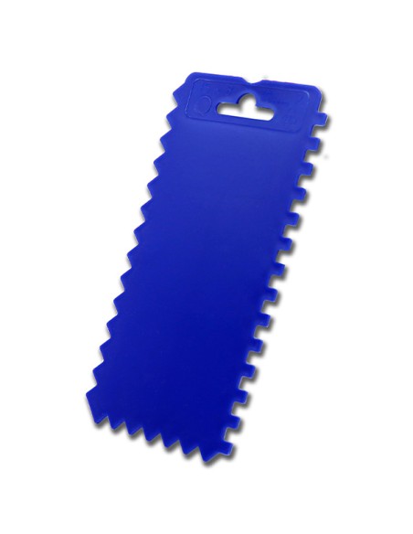 Espátula dentada plástico 1.5 mm