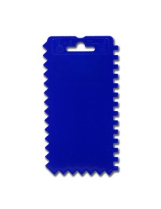 Espátula dentada plástico 1.5 mm 2
