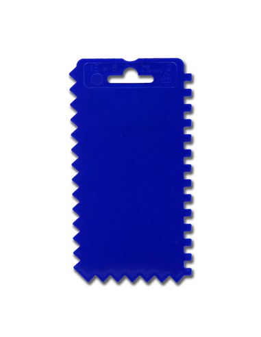 Espátula dentada plástico 1.5 mm