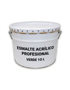 Esmalte Acrílico Profesional Verde 10L.