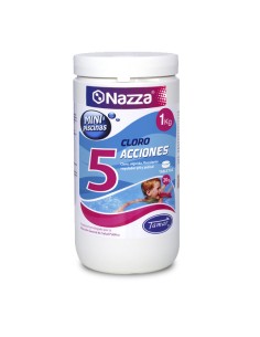 Cloro 5 Ações para Minipiscinas 1 kg