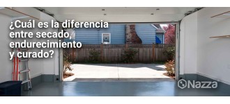 Qual é a diferença entre secagem, endurecimento e cura?